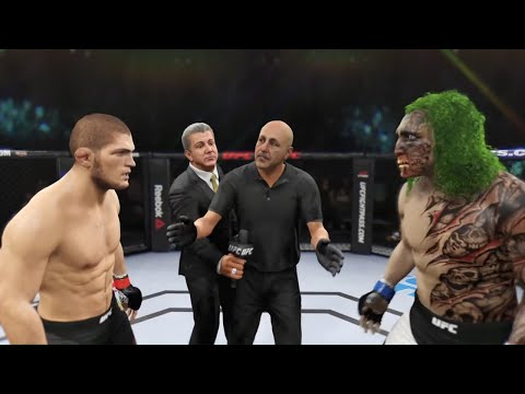 Khabib vs. Ethnic Skeleton - EA Sports UFC 2 - Champion Fight