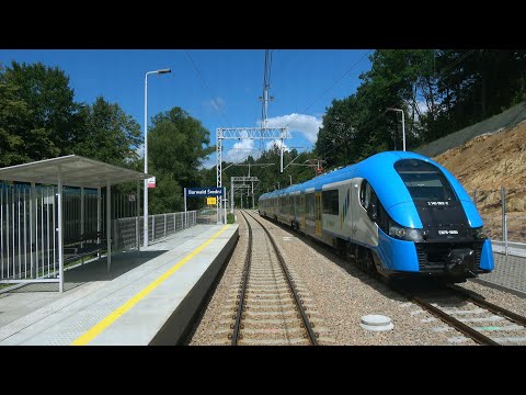 Cabview 4K EN57-2039 Kalwaria Zebrzydowska Lanckorona - Bielsko-Biała Główna + sound - 11.07.2022