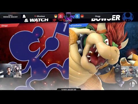 Flynn's Arcade 039 Winners Bracket- Ology (Game & Watch,Dark Samus)Vs Bluxious (Bowser)SSBU ULTIMATE