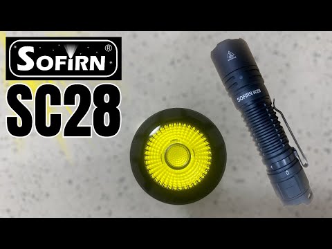 Sofirn SC28 - Cool face, questionable user interface.