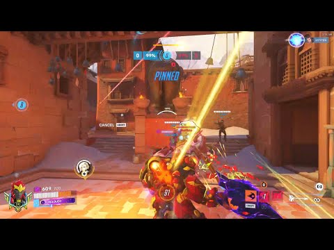 THE BEST REINHARDT IN THE WORLD - LHCLOUDY REINHARDT OVERWATCH 2 SEASON 19 TOP 5000rrhCloudy27