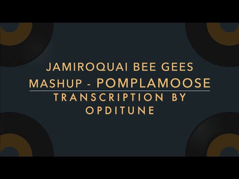 Jamiroquai Bee Gees Mashup - Pomplamoose (Sheet music)