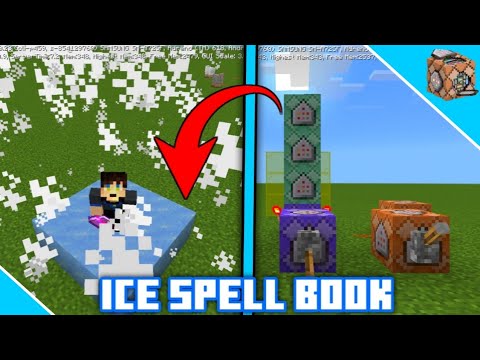 EPIC Ice Spell Book in Minecraft! ❄️ Command Blocks