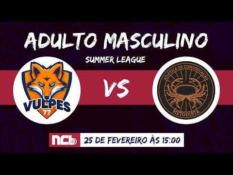 VULPES 77 X COMUNICAÇÃO METODISTA - NCB SUMMER LEAGUE ADULTO MASCULINO 22/23