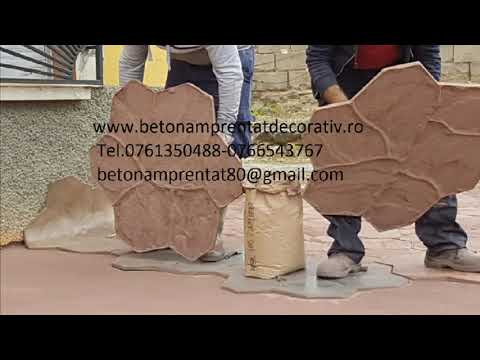 Beton Amprentat Poiana Negustorului -  Bacău  Tel.0761350488 -0766543767