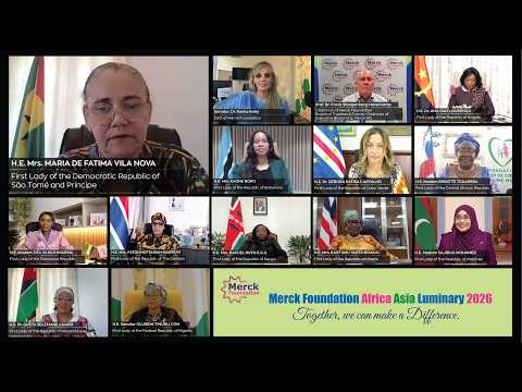 H.E. First Lady of Sao Tome Principe speech at 13th Merck Foundation Africa Asia Luminary (Online)2026