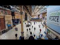 London Victoria Coach To Victoria Train Tube Station Walking Tour 4K 3D Audio