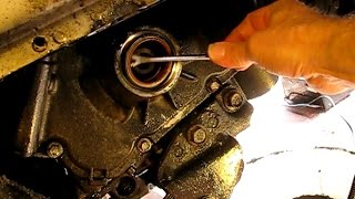 How to replace the crankshaft oil seal on a 2.2L GM Ecotec engine