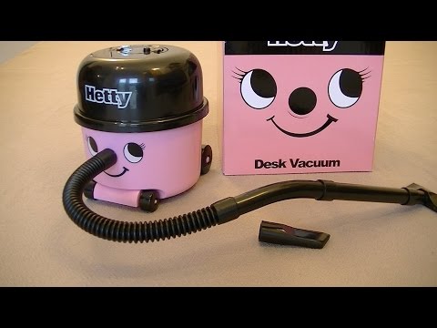 Numatic Hetty Desk Vacuum Cleaner by Paladone Review & Demonstration
