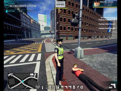 Police Simulator Patrol Duty Man Runs From Traffic Stop