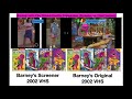 Barney Let S Play School Credits Comparison Screener Vs Final Version Barney Screener 2002 VHS