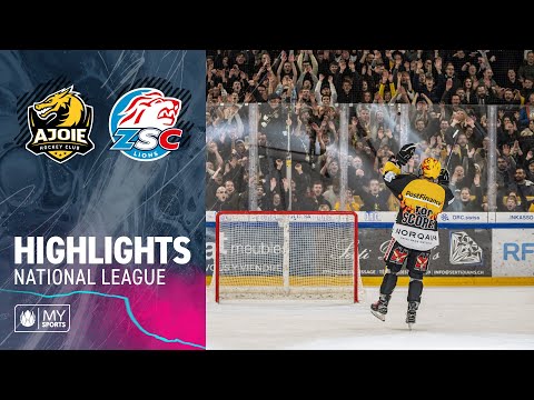Ajoie vs. ZSC Lions 4:3 – Highlights National League