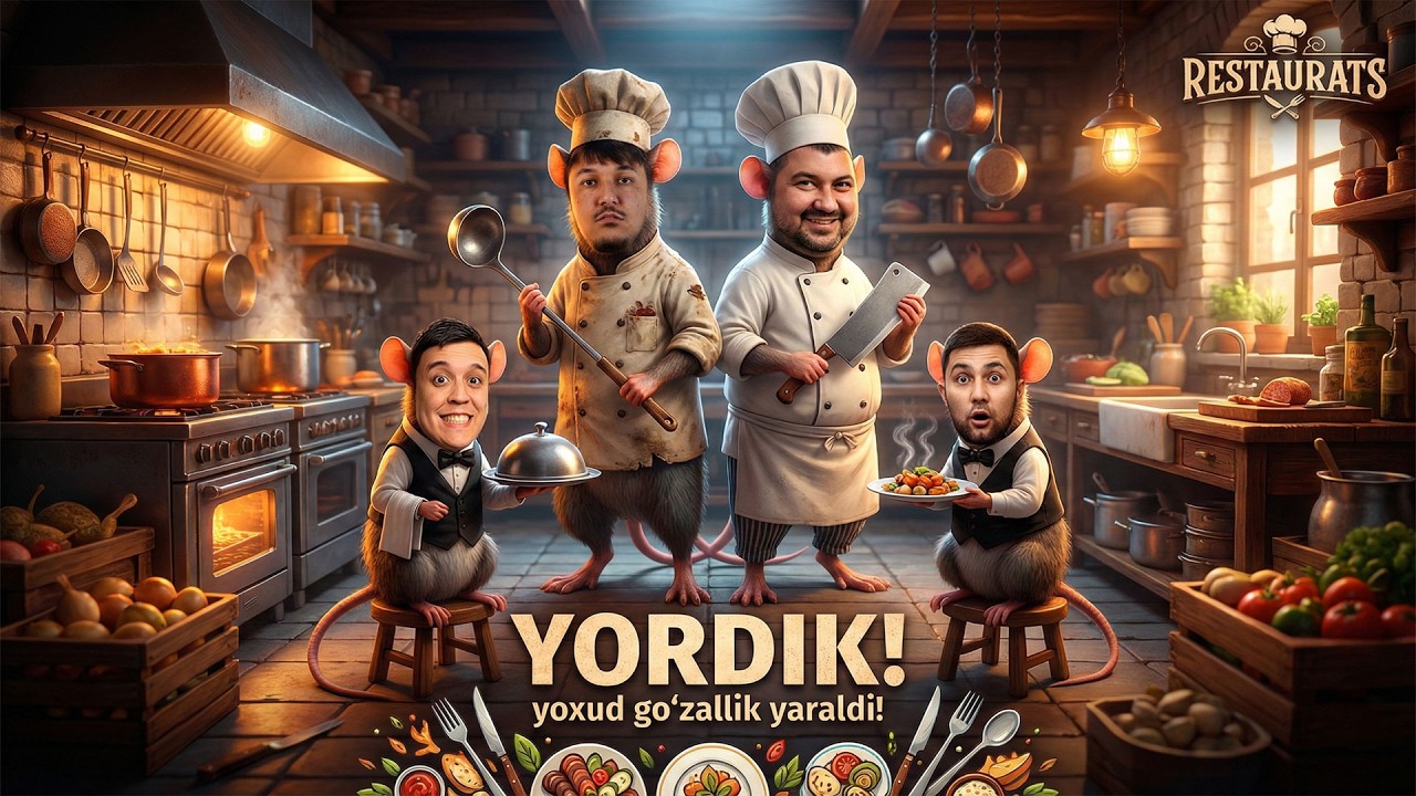 🐀YORDIK! (YOXUD GO'ZALLIK YARALDI!) — RESTAURATS #2 (Abuser, Roma aka, UzLider)