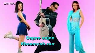 Download lagu Aisa Pehli Baar Hua Hai | OST - Har Dil Jo Pyar Karega - 2000 | (karaoke no vocal cowok)@ Sonu Nigam mp3