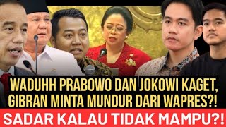 Download lagu Shocking!! Vice President Gibran asks to resign as vice president, realizing he is incapable. mp3