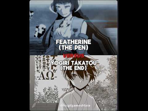 Featherine vs Yogiri Takatou #shorts #yogiritakatou #umineko #viral