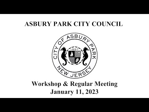 Asbury Park City Council Meeting - January 11, 2023