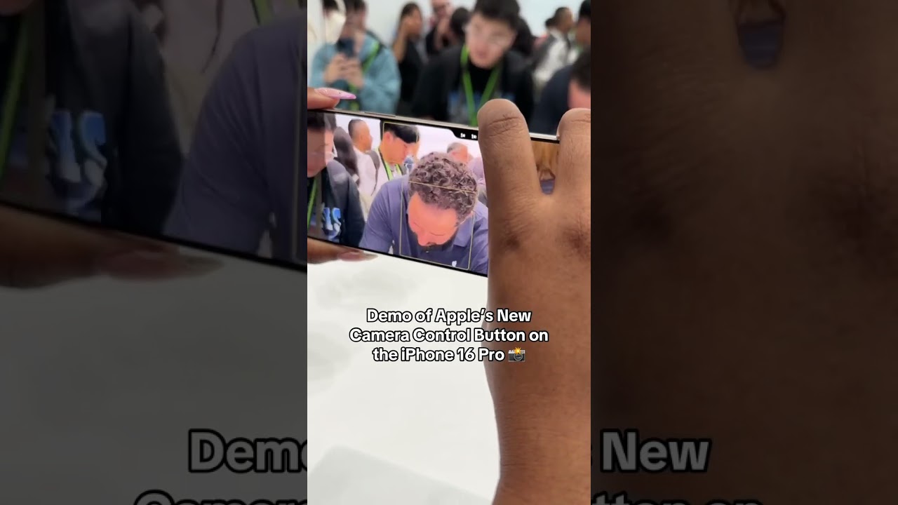 Trying Apple's New Camera Control Button for iPhone 16 Pro