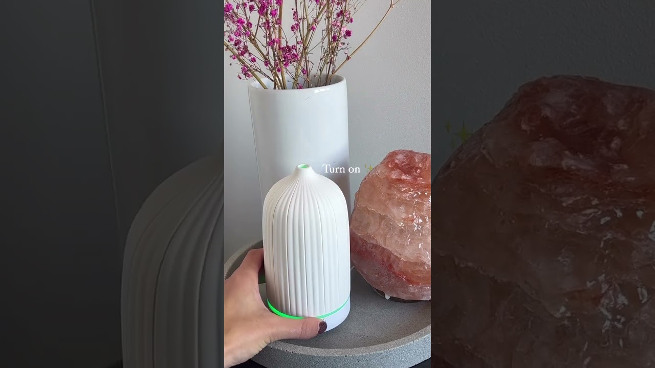 Dive into the world of tranquility with our Ultrasonic LED Ceramic Diffuser!
