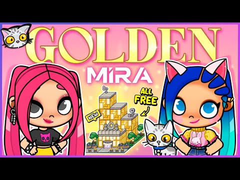 🌸🔥 FREE MIRA K-POP DEMON HUNTER BEDROOM in the GOLDEN MANSION! | Avatar World ✨