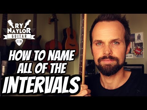 How to name all the intervals - Music Theory for Guitarists