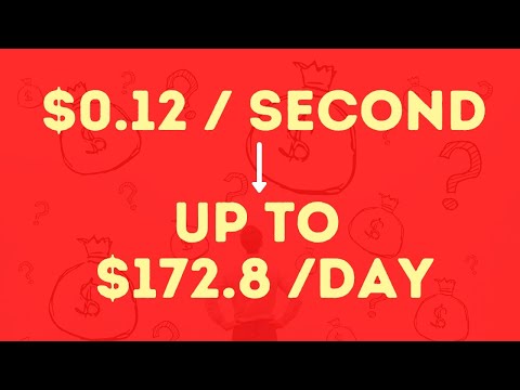 How To Earn 0.12 Dollars Every Second Starting 1 Hour From Now