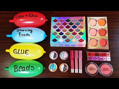 Making Slime With Funny Balloons And Makeup - Oddly Satisfying Slime Video