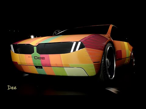 From CES 2023 - the Revolutionary BMW i Vision DEE Color Changing Car Using E Ink Prism 3