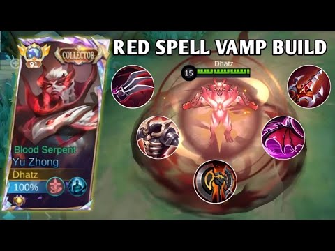 WIN STREAK! BROKEN FULL RED SPELL VAMP BUILD! | YU ZHONG PASSIVE ABUSE
