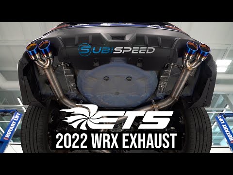 ETS Cat Back Exhaust 2022 WRX (w/sound clips)