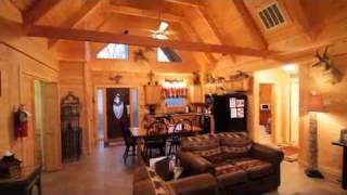 preview picture of video 'Camp Budd  3 bdr 2 bath Branson Log Vacation Cabin Rental'