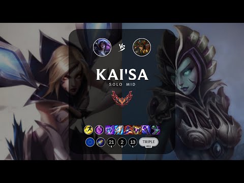 Kai'Sa Mid vs Cassiopeia - EUW Grandmaster Patch 13.1