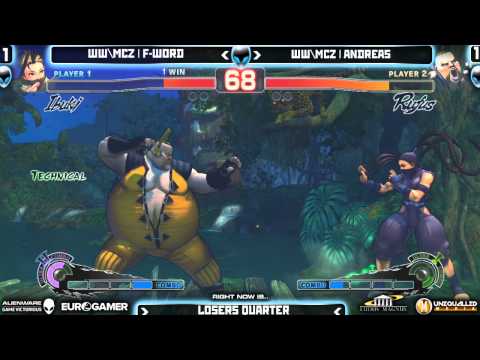 Alienware SFIV Eurogamer Finale WW MCZ F Word vs WW MCZ Andreas
