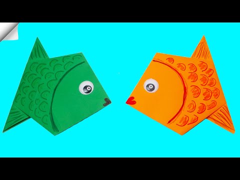 Origami FOX DIY Paper crafts Easy origami toys