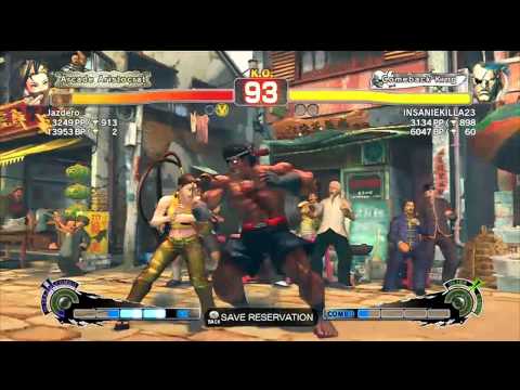 SSF4 AE: Jazdero (Ibuki) VS INSANIELKILLA23 (Sagat)