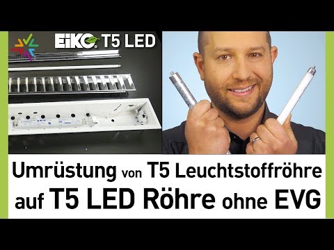 Umrüstung von T5 auf LED Röhre ohne Vorschaltgerät in 4 Schritten