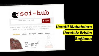 Ücretli Makalelere Ücretsiz Erişim Sağlayan Site / Sci-hub