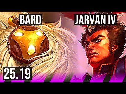 BARD & Tristana vs JARVAN IV & Kai'Sa (SUP) | 0/3/26, 1200+ games | KR Master | 25.19
