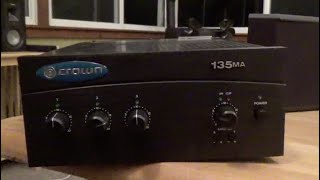 Video thumbnail for Crown 135MA Audio Amplifier by Jordan U