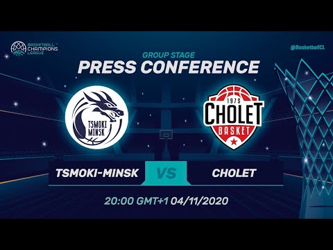 Tsmoki-Minsk v Cholet - Press Conference | Basketball Champions League 2020/21