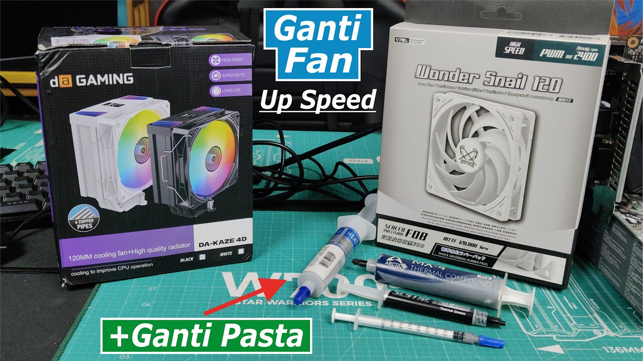 Ganti Pasta & Fan CPU Cooler Suhunya Lebih Dingin? Digital Alliance Kaze 4D Digital