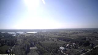 preview picture of video 'Bixler 2 flight near Dębe Wielkie'