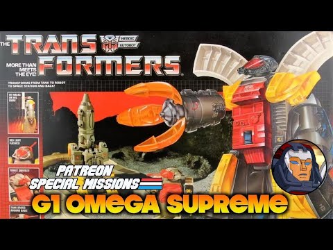 Patreon Special Missions: 1985 G1 Transformers Omega Supreme Retrospective