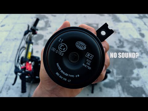 How I Installed Horn with a Relay for my Electric Scooter | Low Tone Hella Horn