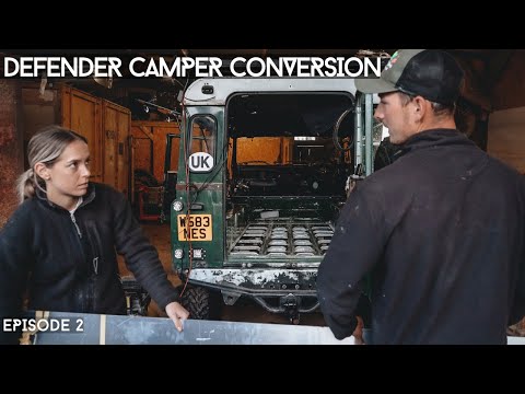 Defender 110 Camper Build Ep.2 | Rear Tub Floor Restoration | YRM Metals