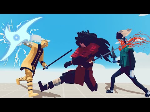 MADARA UCHIHA (naruto) vs EVERY UNIT | Totally Accurate Battle Simulator-TABS