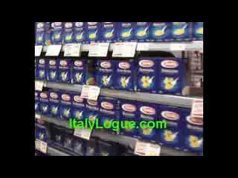 Pasta Aisles in Italy are Long