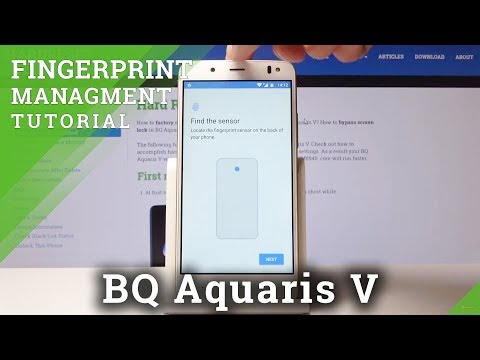 How to Add Fingerprint in BQ Aquaris V - Set Up Screen Protection