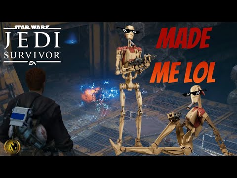 Battle Droids Dialogues are Hilarious | STAR WARS Jedi Survivor