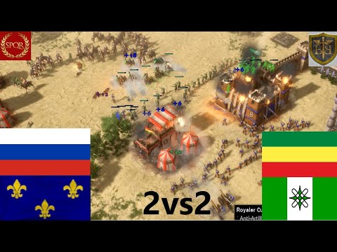 Age of Empires III: DE | Kolonialstaaten vs. Afrika - spannender Fight vs. BattleBrothers [Deutsch]
